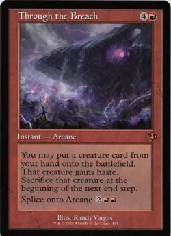 Through the Breach (Retro Frame) M Innistrad Remastered 404 LP-NM - Image 1