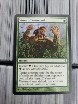 Magic Mtg Zendikar Vines of Vastwood LP - Image 1