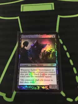MTG Magic The Gathering Xathrid Necromancer Foil Promo Black Zombie Commander - Image 1