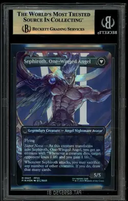 2025 MTG Final Fantasy EN Borderless Surge Foil #0527 Sephiroth BGS 10 PRISTINE - Image 2
