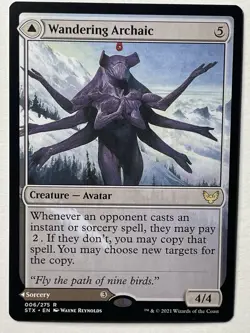 #6 Wandering Archaic Strixhaven: School of Mages Rare - Image 1