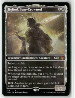 magic the gathering Heliod, Sun-Crowned (Showcase) Theros Beyond Death #259 - Image 1