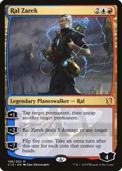 MTG Ral Zarek Commander 2019 198/302 Regular Mythic - Image 1