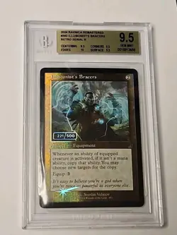 Magic MTG - Illusionist's Bracers BGS 9.5 Serial 221/500 RVR #392 - Image 1