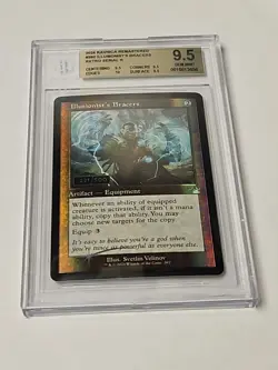 Magic MTG - Illusionist's Bracers BGS 9.5 Serial 221/500 RVR #392 - Image 3