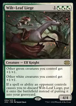 1x Wilt-Leaf Liege - NM Eng MTG - Double Masters 2022 - Image 1