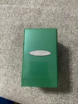 Ultra Pro Satin Tower Deck Box - Emerald Green - Image 3