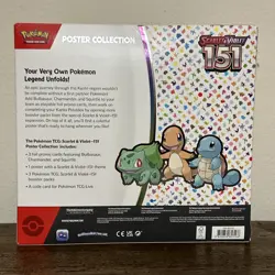 Pokemon TCG Scarlet Violet 151 Poster Collection Box Sealed! Brand NewUSA SELLER 820650853166 - Image 4