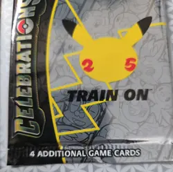 Pokemon Celebrations Booster Pack - 4 Cards Pack New Sealed Offical TCG 25th - Image 3