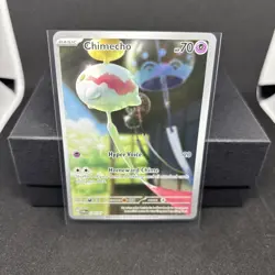 Pokemon TCG Chimecho Holo Illustration Rare Card 179/167 Twilight Masquerade - Image 1