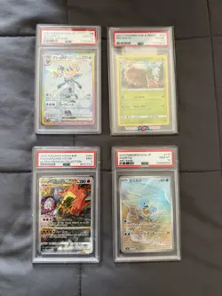 4 Pokemon Slabs PSA 9 PSA 10 Charizard Glaceon Squirtle Decidueye FREE SHIPPING - Image 1