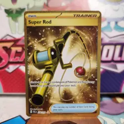 Super Rod 276/193 Gold - Paldea Evolved - Pokemon TCG - SHIPS FAST - Image 1