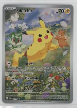 Pikachu (Paldea Adventure Chest) Holo Pokemon Scarlet & Violet Black Star Promo - Image 1