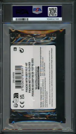 Pokemon Pikachu with Grey Felt Hat Van Gogh 085 Graded Sealed Promo PSA 10 - Image 2