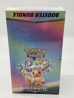 Pokemon SV8.5 Prismatic Evolutions SEALED Booster Bundle Display Case - Image 1