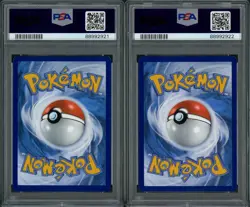 Lot of (2) Pokemon Pikachu with Grey Felt Hat Van Gogh 085 Promo PSA 9 Graded - Image 2
