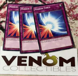3x (M/NM) - Mirror Force - YGLD-ENA37 - Common - Unlimited YuGiOh - Image 1