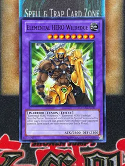 Yugioh Elemental HERO Wildedge LCGX-EN049 Common NM - Image 1