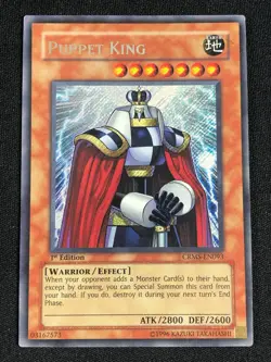YUGIOH PUPPET KING CRMS-EN093 1ST SECRET LP - Image 1