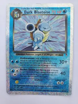 | Dark Blastoise Legendary Collection 4/110 Holo Rare LP Pokemon TCG Card | - Image 1