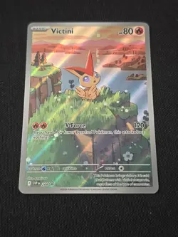 Victini 208 Sv: Scarlet & Violet Black Star Promo Cards Holo Rare Pokemon TCG NM - Image 1