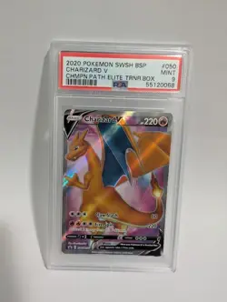 PSA 9 Charizard V SWSH050 SWSH: Sword & Shield Promo Card - Image 1