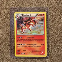 Pokemon TCG Charizard Legendary Treasures Holo Rare Card 19/113 (NM) - Image 1