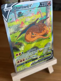 Pokemon Charizard V SWSH260 Sword & Shield Promo UPC Cards Holo Full Art - Image 4