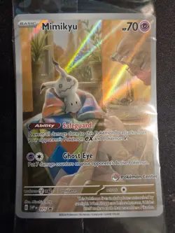 Mimikyu - 075 (Pokemon Center Exclusive) 075 Sv: Scarlet & Violet Promo Cards... - Image 1