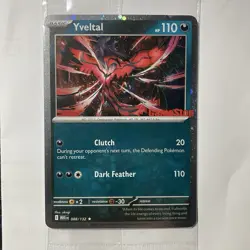 Pokemon Yveltal Mega Evolutions Stamped GameStop Promo Card 088/132 2025 - Image 1