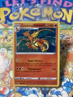 Special Delivery Charizard SWSH075 SWSH: Sword & Shield Promo Cards Holo SEALED - Image 1