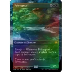FOIL POLYRAPTOR (BORDERLESS) Special Guests Magic MTG MINT CARD - Image 1