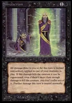 MTG English Simulacrum Light Play Normal Alpha - Image 1