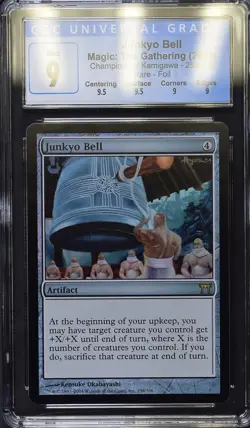 JUNKYO BELL Champions of Kamigawa Foil Rare CGC 9 Q++ MTG [Nostalgium] - Image 1