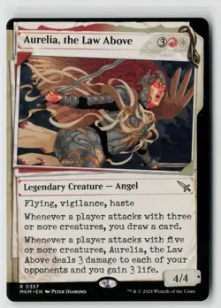 MTG Murders At Karlov Manor Aurelia, The Law Above (Showcase) 357 x1 NM Rare - Image 1