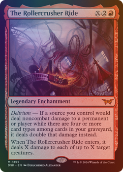 The Rollercrusher Ride - DSK #155 | FOIL | NM | MTG - Image 1
