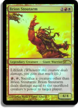 4x Brion Stoutarm (Wal-Mart Foil) NM-Mint, English Unique & Misc Promos MTG Magi - Image 1