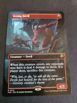 x1 Vexing Devil - Borderless R MTG Innistrad Remastered M/NM, English - Image 1