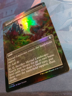 Myriad Landscape FOIL (Borderless) - Commander Masters - NM (see pics) MTG - Image 3