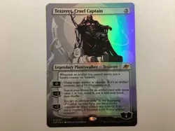 MTG Edge Of Eternities TEZZERET, CRUEL CAPTAIN Borderless Foil NM (BIN) - Image 1