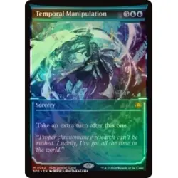 Foil Temporal Manipulation (showcase) M/NM Magic MTG Special Guests - Image 1