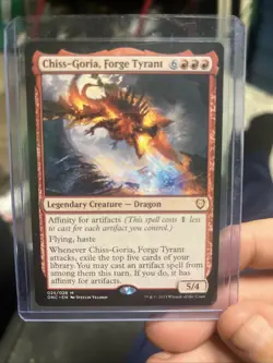 Magic the Gathering CHISS-GORIA, FORGE TYRANT, MYTHICAL RARE MINT CONDITION - Image 1