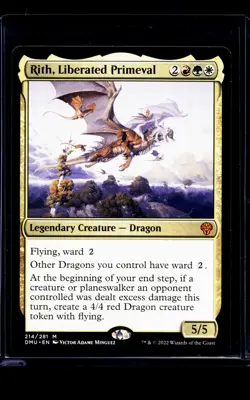 2022 MTG Magic The Gathering DMU Dominaria United #214 Rith Liberated Primeval L - Image 1