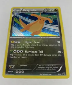 Pokemon Card Dragonite Dragon Vault Cosmo Holo 5/20 Lightly Played LP - Image 2