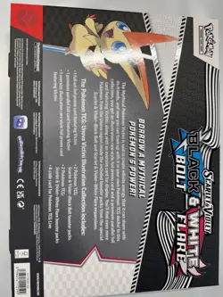 Pokemon TCG Black Bolt & White Flare Unova Victini Illustration Collection Box - Image 2