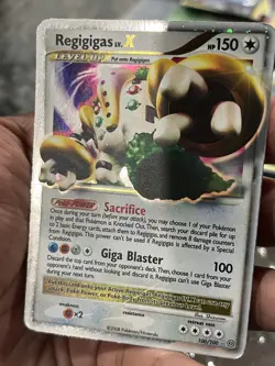 Pokemon TCG REGIGIGAS LV.X 100/100 HOLO Rare MP 2008 Stormfront vintage - Image 4