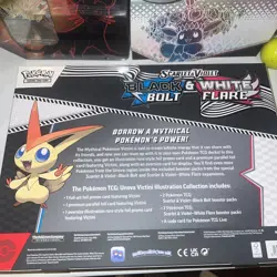 Pokemon TCG Black Bolt & White Flare Unova Victini Illustration Collection Box - Image 2