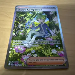 Wally’s Compassion 186/132 -Special Illustration Rare -Pokemon Mega Evolution-NM - Image 1