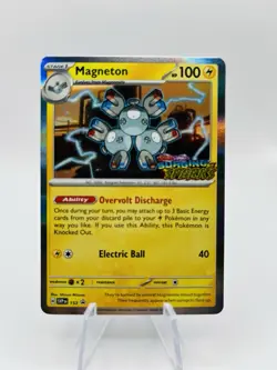 Magneton SVP 153 Black Star Promo Prerelease Stamped Pokemon Tcg Surging Sparks - Image 1