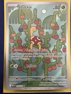 Shuckle 136/132 - Mega Evolution Pokemon Illustration Rare Holo NM - Image 1